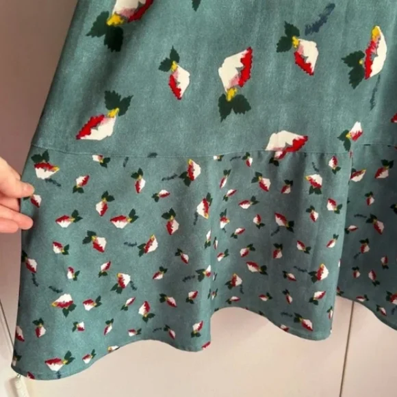 Floral printed long skirt - Picture 2 of 5